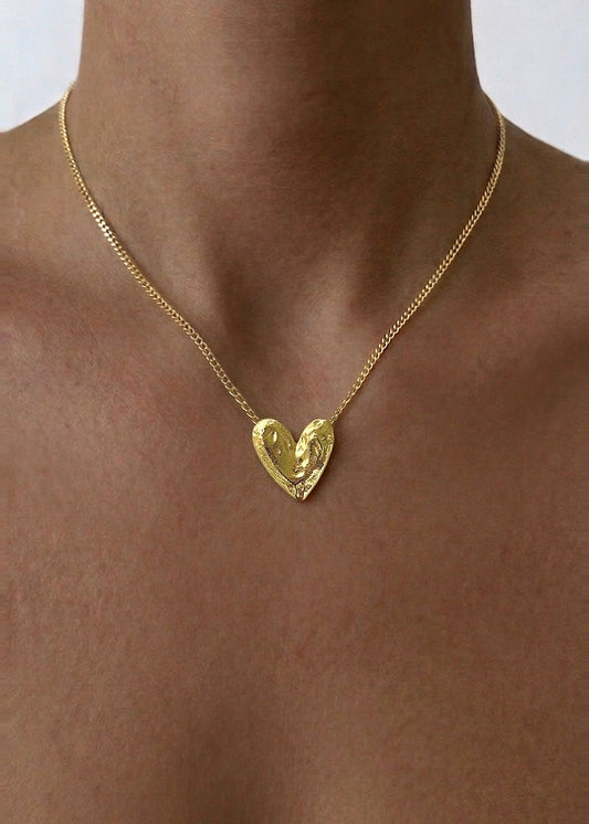 ONNNIII Heart Necklace | Gold