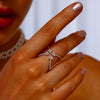Open Criss Cross Pavé Ring - Ring - ONNNIII