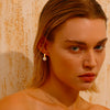 Pearl Huggie Earrings - Earrings - ONNNIII