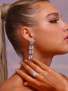 Bow Drop Earrings - Aquamarine - Earrings - ONNNIII