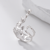 Erosion Textured Open Ring - Ring - ONNNIII