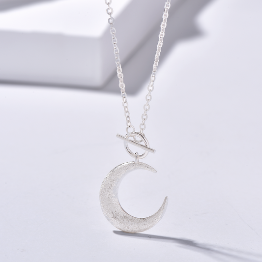 Moon Pendant Necklace - Sterling Silver - Hypoallergenic - Necklace - ONNNIII