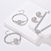 Rose Pendant Tennis Choker Necklace - Necklace - ONNNIII