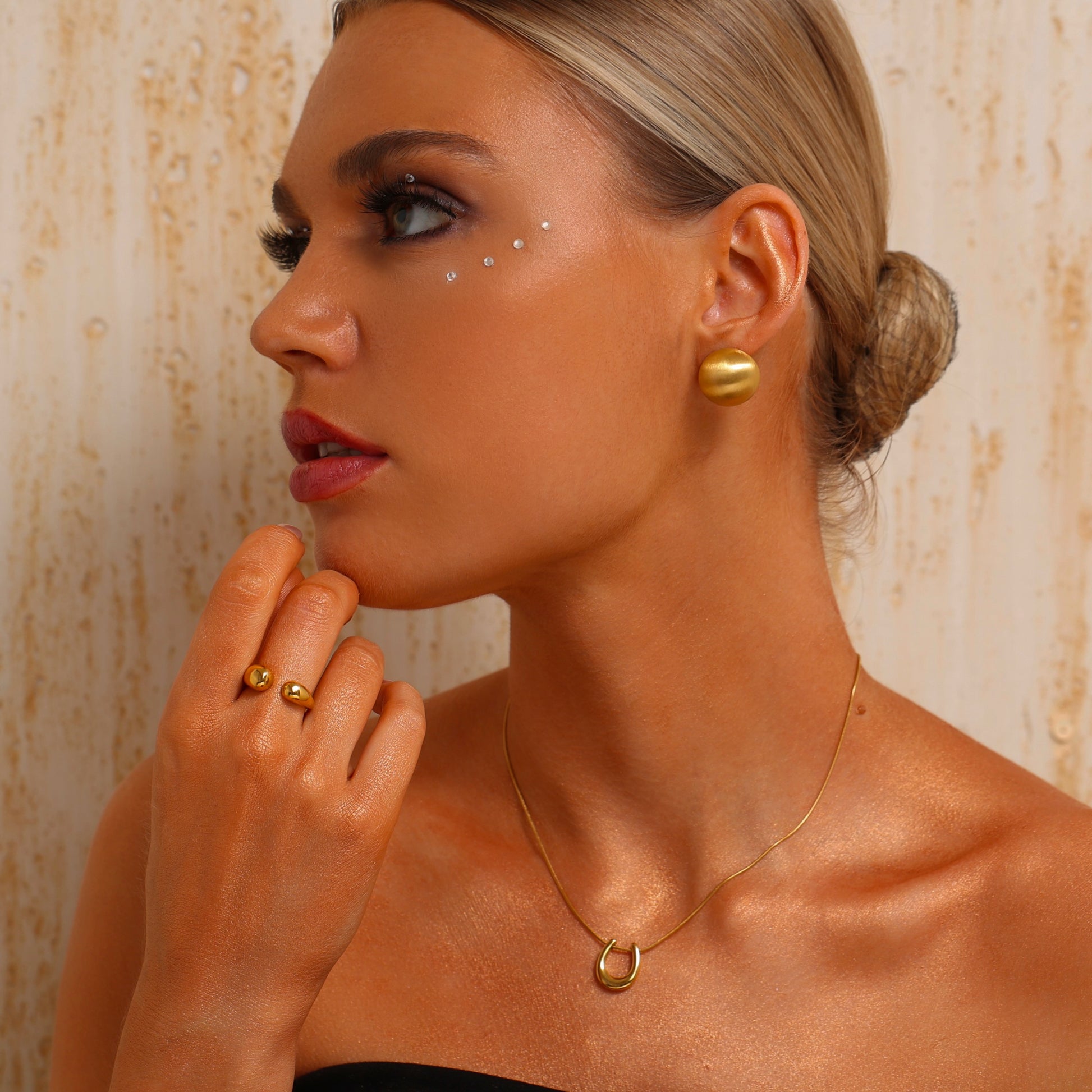 Gold Open Ring - Ring - ONNNIII