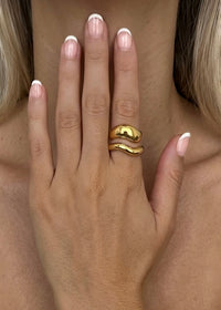 Wave Ring Set