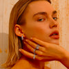 Pavé Hoop Earrings - Earrings - ONNNIII