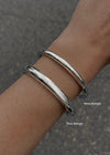 Vena Bangle | Silver