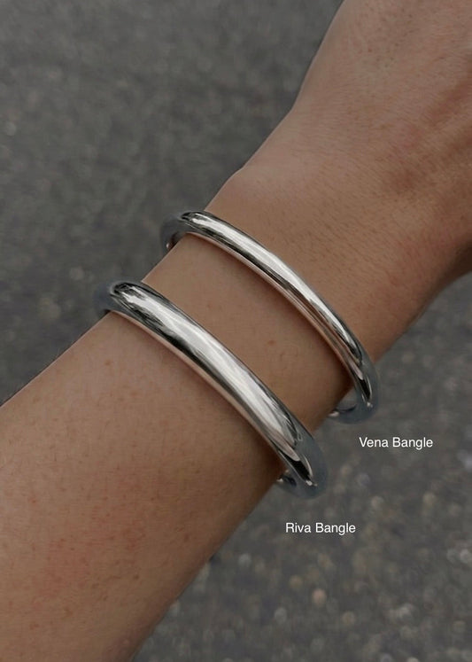 Vena Bangle | Silver