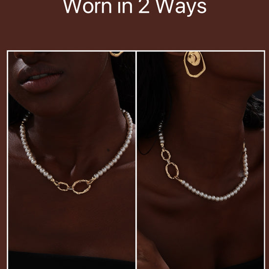 Pearl Beaded Necklace - Necklace - ONNNIII
