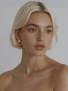 Knot Stud Earrings | Gold