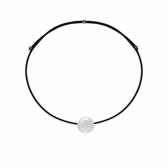 LUNA NECKLACE | BLACK - Default Title - Necklace - ONNNIII