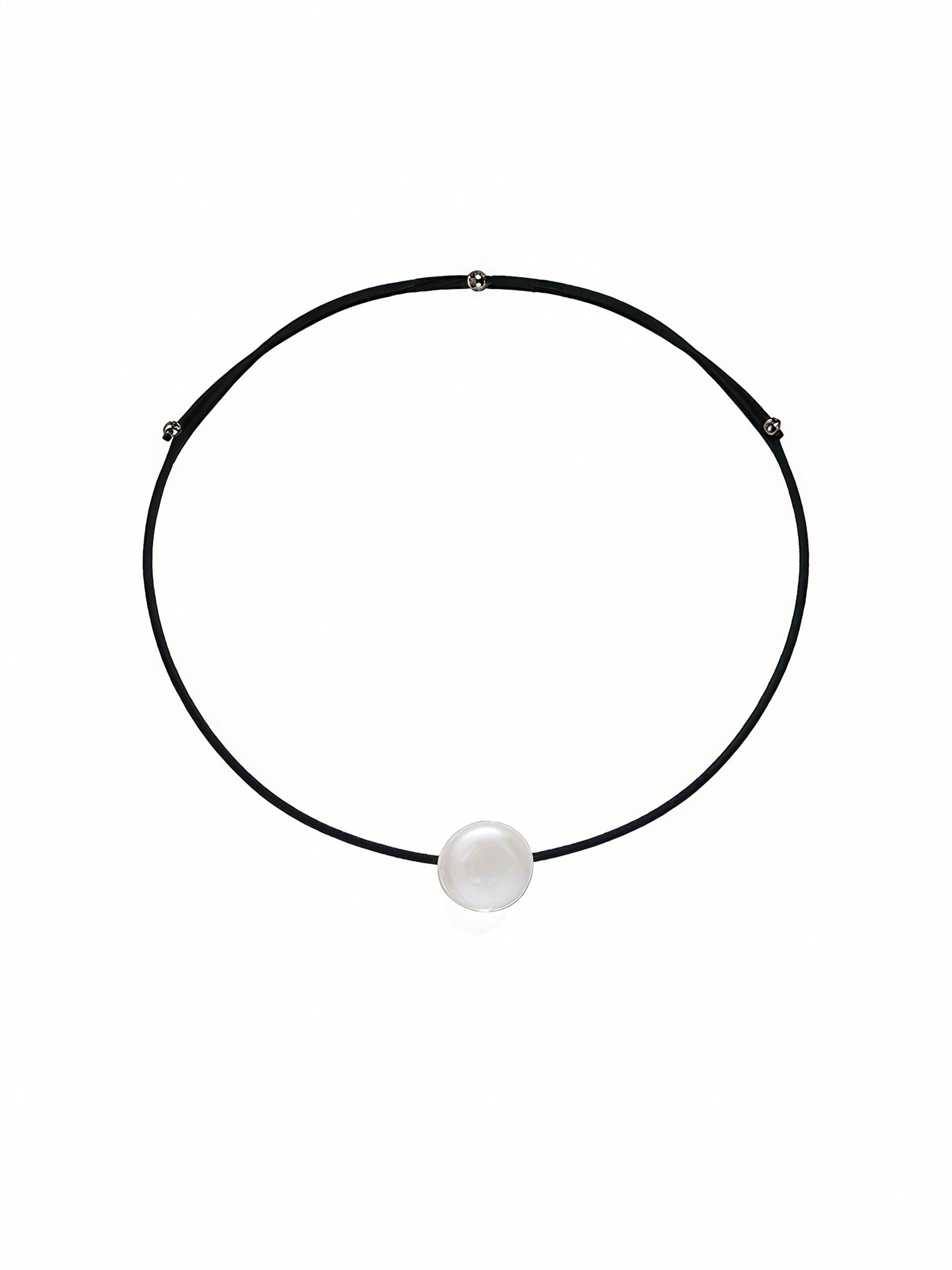 LUNA NECKLACE | BLACK - Default Title - Necklace - ONNNIII