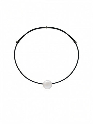 LUNA NECKLACE | BLACK - Default Title - Necklace - ONNNIII