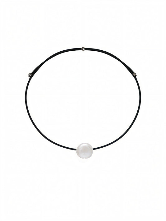 LUNA NECKLACE | BLACK - Default Title - Necklace - ONNNIII