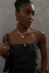 Petal Pearl Necklace