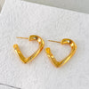 Twisted Triangle Hoop Earrings - Earrings - ONNNIII