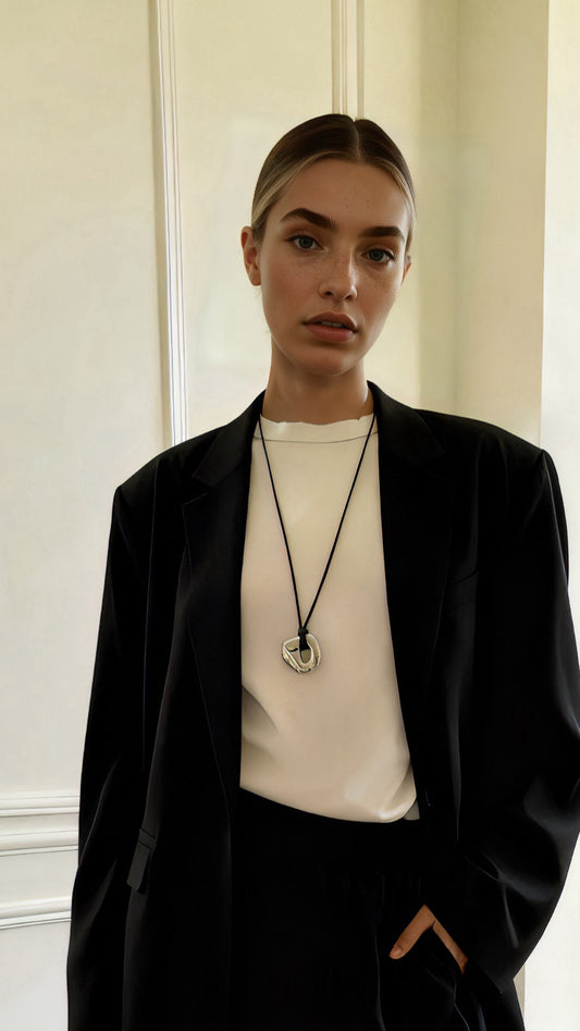 Flux Rope Necklace｜Silver