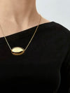 Bean Pendant Necklace｜Gold - Default Title - Necklace - ONNNIII