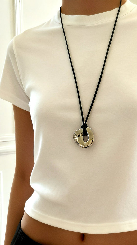 Flux Rope Necklace｜Silver
