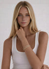 Mini Tennis Bracelet | Gold