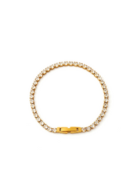 Mini Tennis Bracelet | Gold