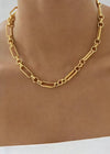 T-bar Curb Chain Necklace