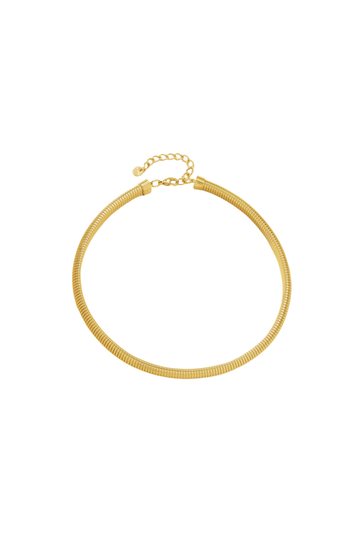 Snake Chain Necklace - Unisex - Gold